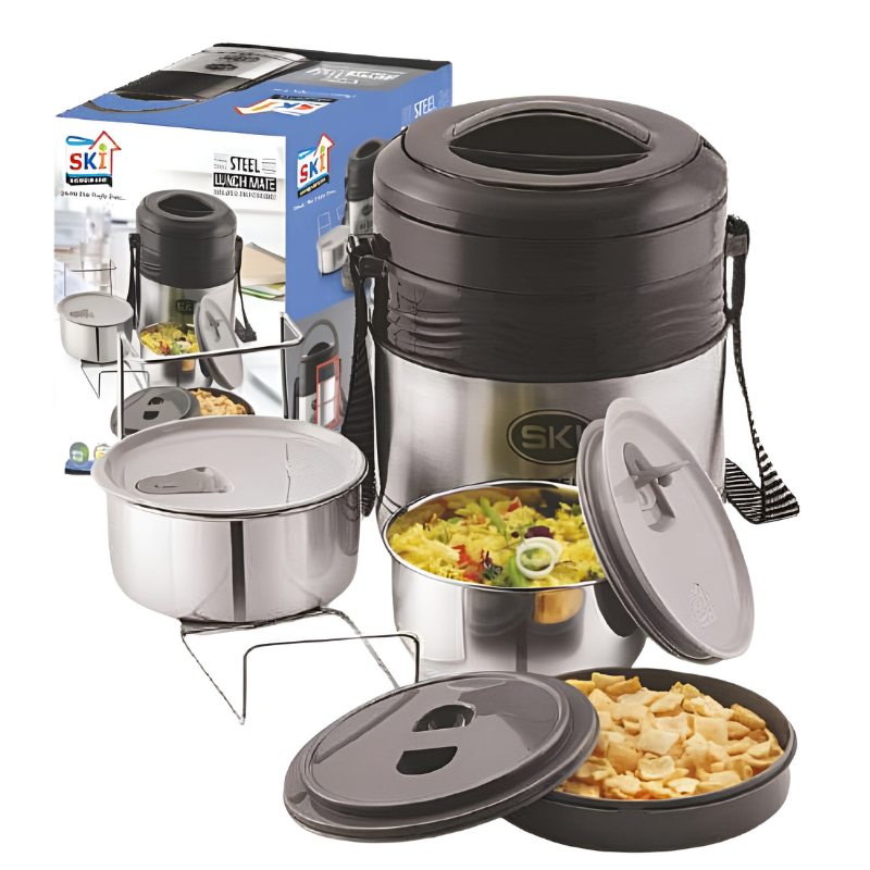 SKI Steel Lunch Mate 2-Layer