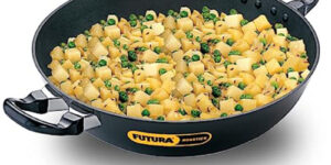 Hawkins Futura Deep-Fry Pan / Kadhai 4 Litre, Nonstick