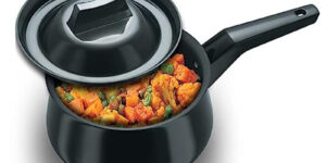 Hawkins Futura Handi Saucepan 2 Litre, Hard Anodised with Lid