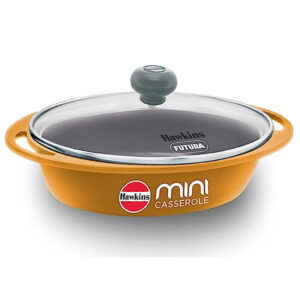 Hawkins  Mini Casserole, Pressure Die - Cast  with Glass Lid 0.75 Ltr
