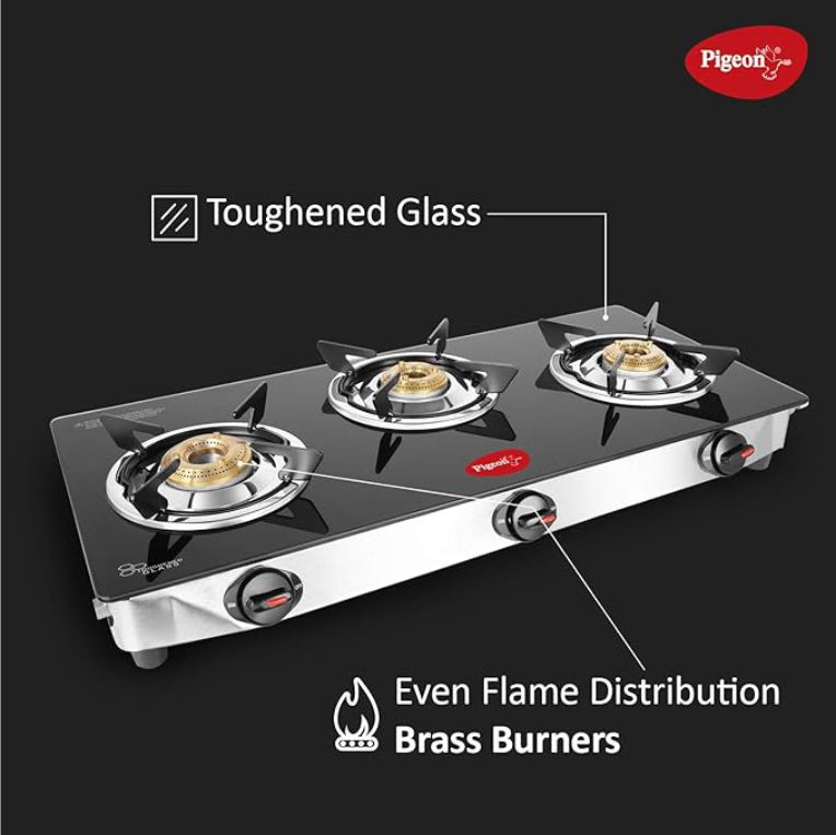 PIGEON AYUSH 3 BURNER COOKTOP - 02