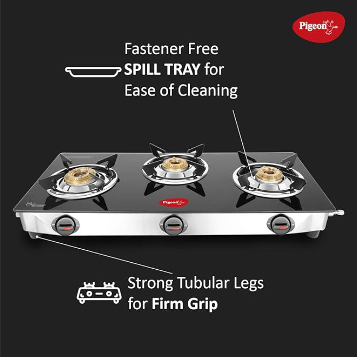PIGEON AYUSH 3 BURNER COOKTOP - 03