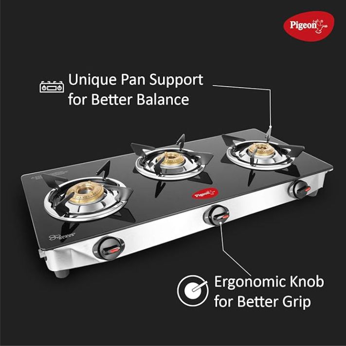 PIGEON AYUSH 3 BURNER COOKTOP - 04