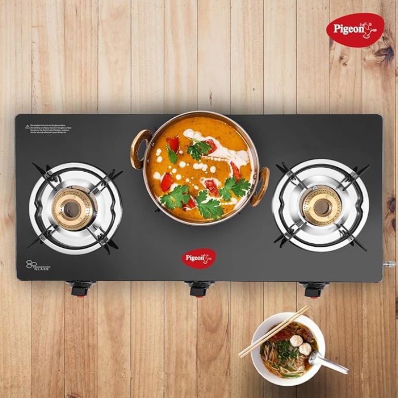 PIGEON AYUSH 3 BURNER COOKTOP - 07