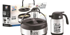 SKI Daily Essential 2 Pcs Set (1500 ml Tea Pot + 1500 ml Casserole)
