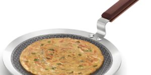 Hawkins Tri Ply Stainless Steel With Shielded Nonstick Paratha Tava 26 Cm