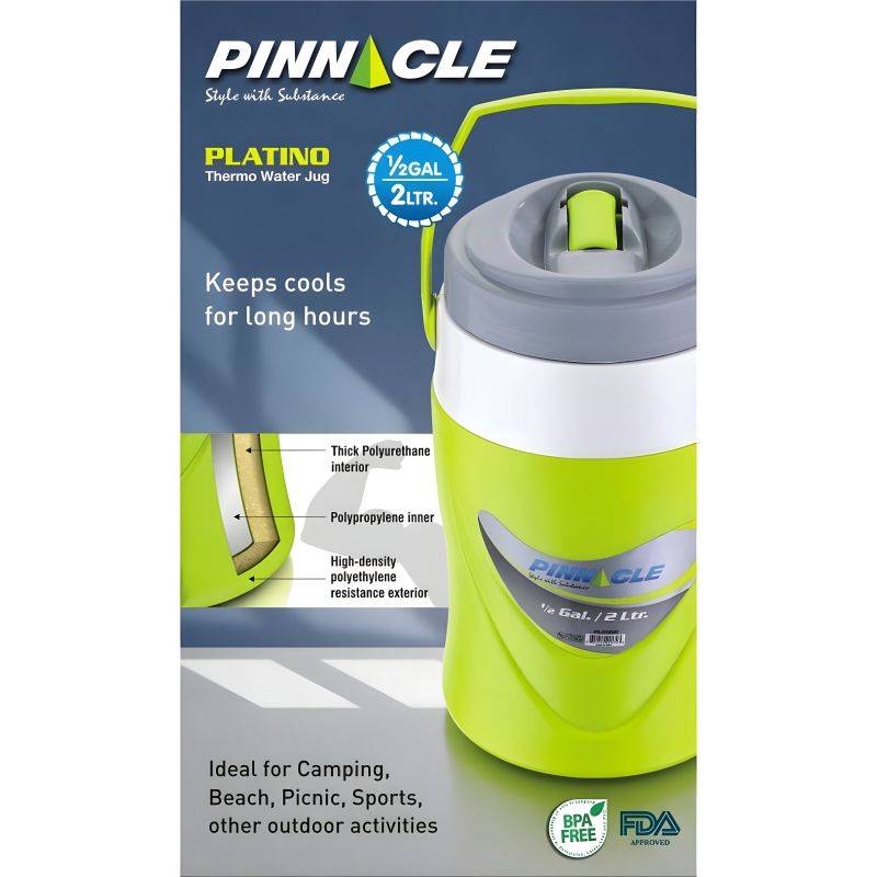 New PINNACLE PLATINO WATER JUG 2 LTR - 003
