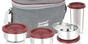 Warmeo Insu Fresh Combo Lunch Box Double Wall Stainless Steel Containers