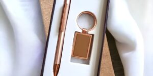 Ball Pen And Keychain Gift Set PE - 429