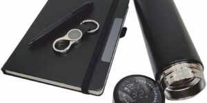 Ball Pen, Key Chain, Notebook, Bottle Gift Set PE - 788