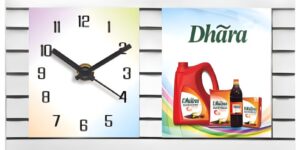 Dhara Table Clock With Pen Stand JP - 158