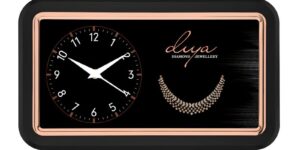 Wall Clock Diya Diamond Jewellery JP - 111