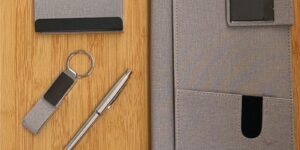 Pen, Card Holder, Keychain, Notebook Gift Set PE - 2308