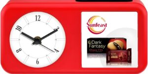 Sunfeast Table Clock With Pen Stand JP - 154