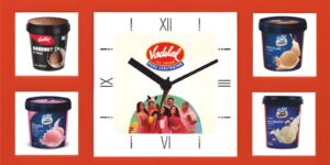 Wall Clock Vadilal Ice Cream RP - 46