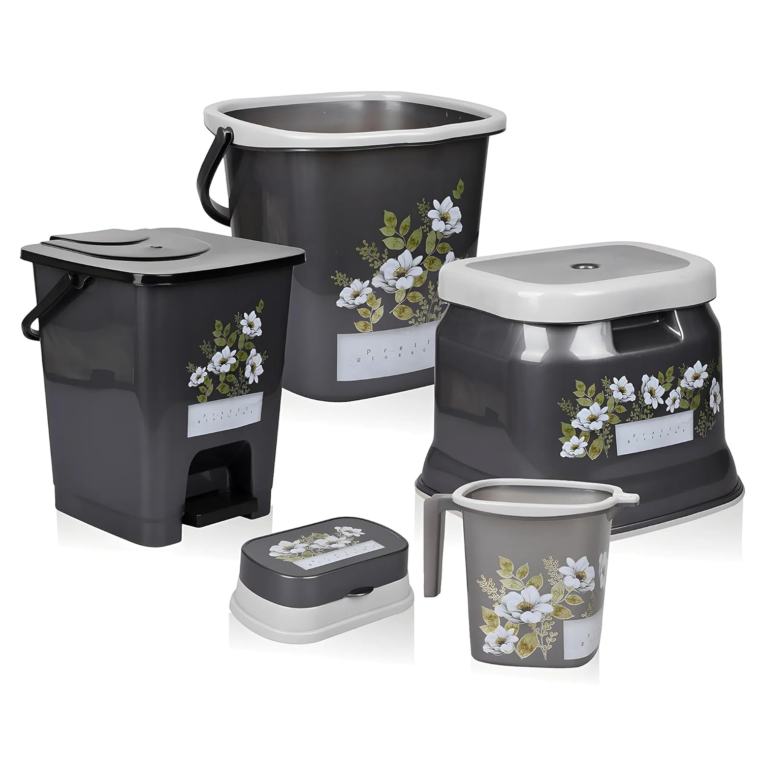 SKI Square Bathmate 5-Piece Bathroom Set