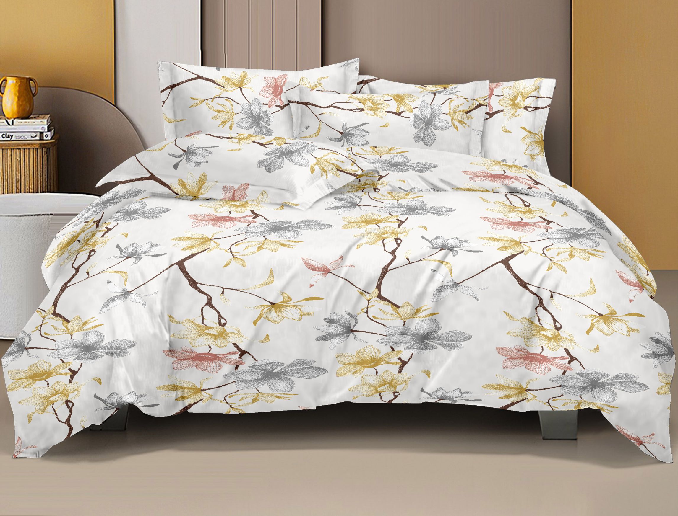 Fab Luxury Spectrum Double Bed Bedsheet