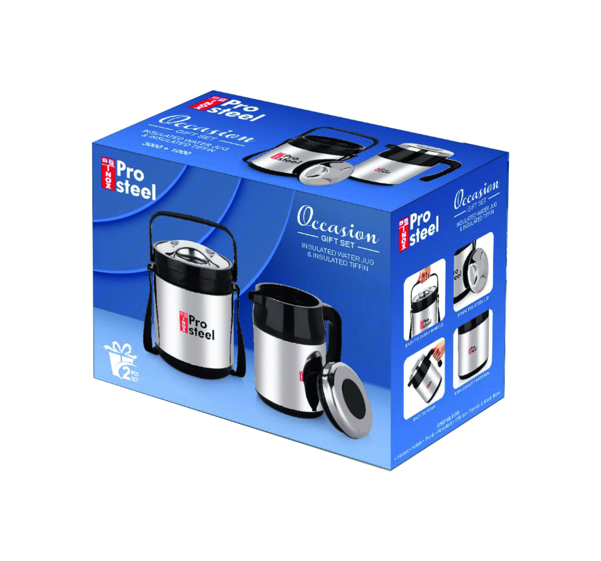 Big Inox Pro Steel Occasion Gift Set – 2 Pcs