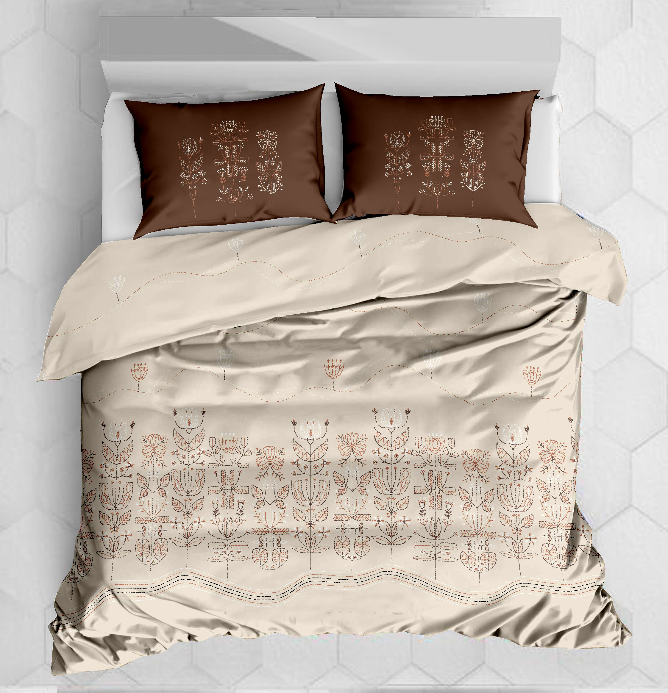 Fab Luxury Royal Mix & Match King Size Bedsheet