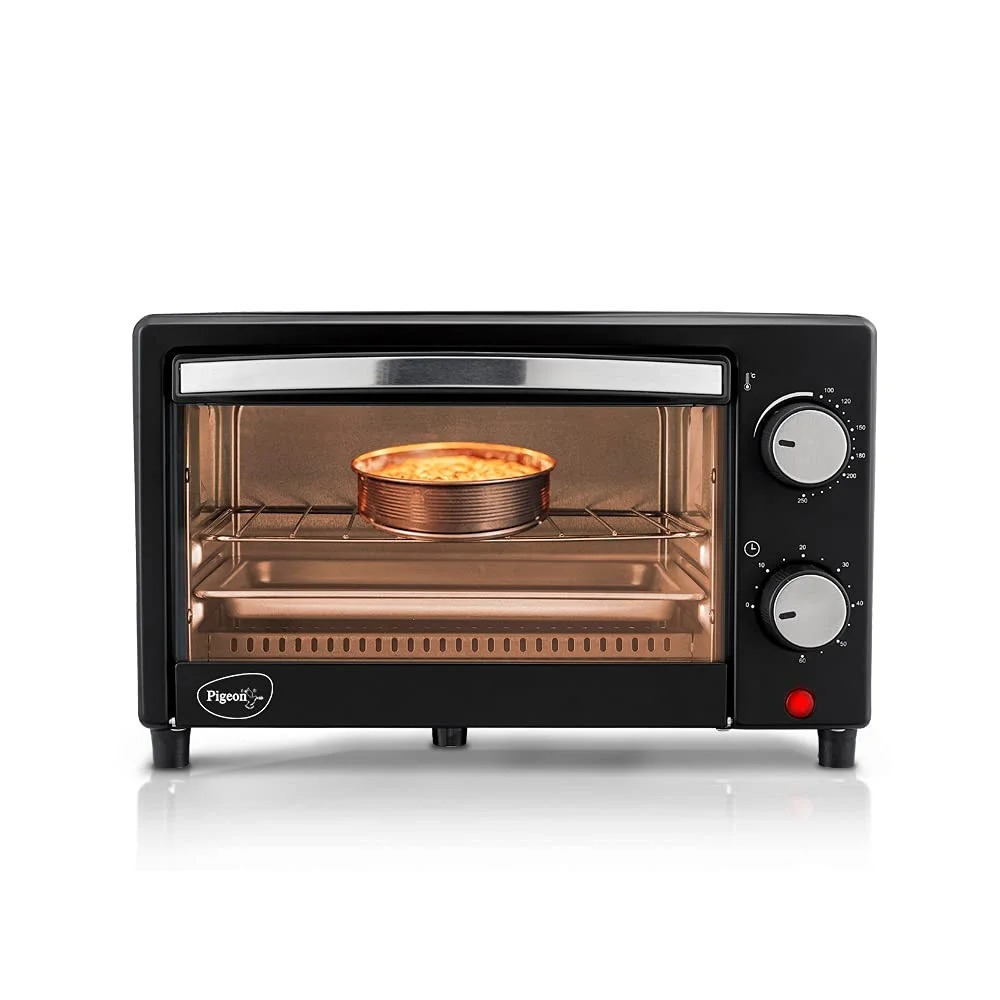 Pigeon 9L Oven Toaster Grill (OTG) | Compact & Versatile Electric Oven for Baking, Grilling & Toasting | 800W Fast Heating with Adjustable Temperature Control