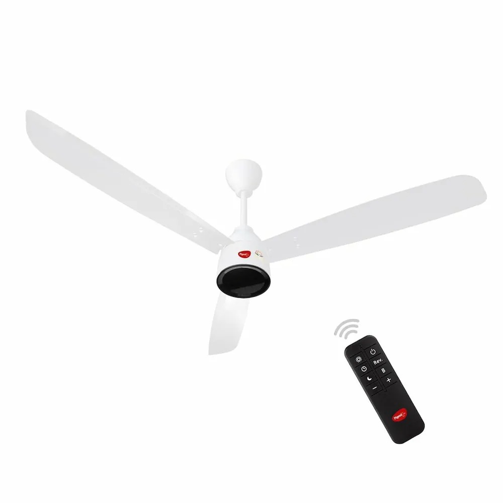 Pigeon Fantastic 1200mm 5 star rated BLDC Ceiling Fan with REMOTE | (Unique Reverse Mode Technology) | 7 SPEED | High Air Delivery with LED Indicators (WHITE) - NEW LAUNCH